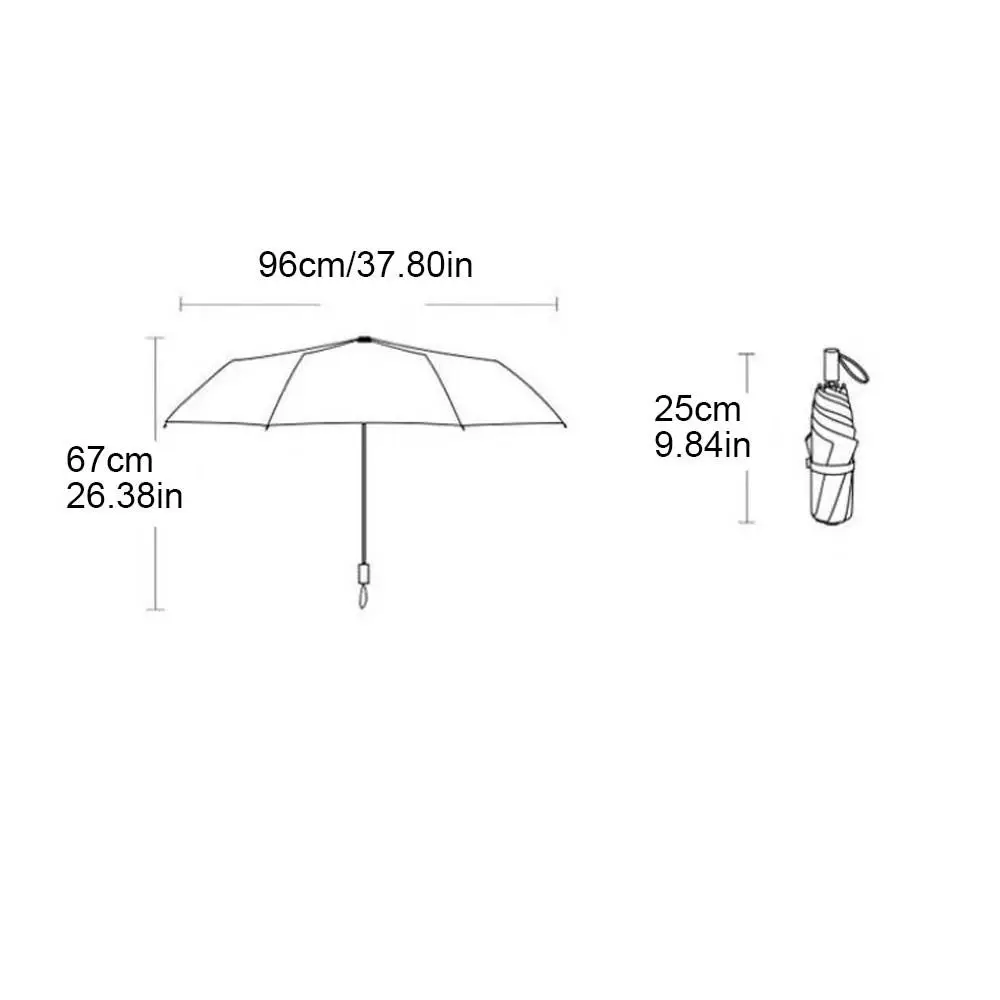 Anti-UV Capybara Automatic Umbrella Letter Print Lightweight Capybara Sun Protection Umbrella 8-Ribs Sunshade