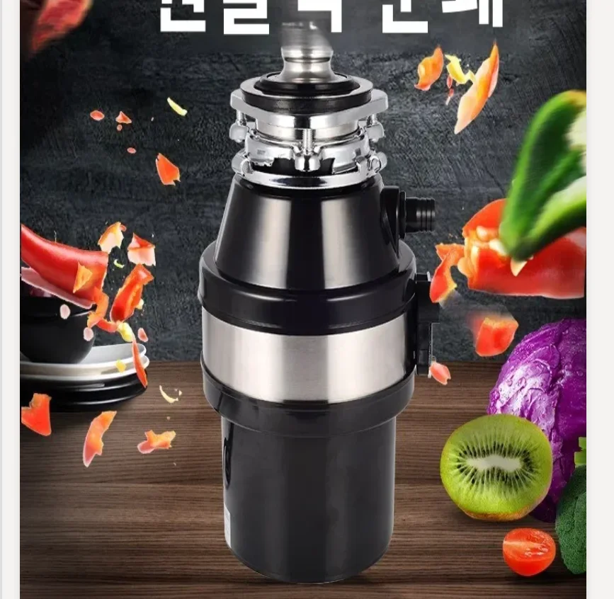 

Измельчитель пищевых отходов для кухни 220В с кнопочным выключателем, диспоузер для домашней раковины WCC