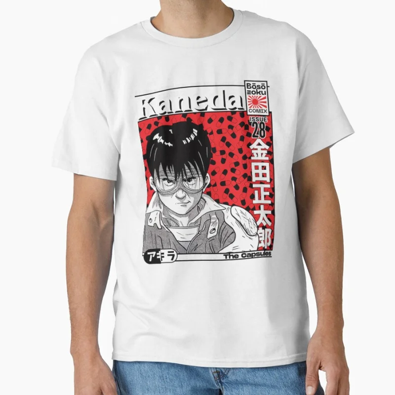 

Manga Movie 80s Akira Neo Tokyo Explosion Cyberpunk Anime T shirt Large size Tops Manga Graphic Print Y2k Clothes Cartoon Tee