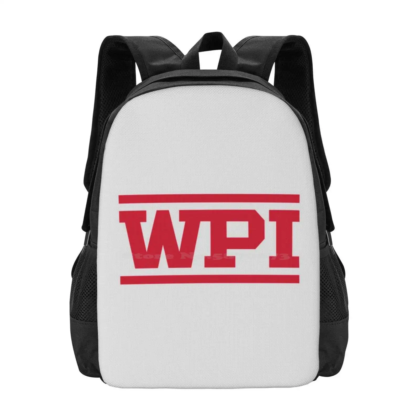 Wpi Logo Mochilas para adolescentes e meninas escolares, bolsas de viagem, WorBronze Polytechnic Institute, engenheiros Wpi, novos estudantes universitários