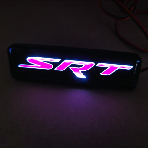 Imagen 1 del producto Luz de insignia SRT, lámpara de ambiente de red LED, luz de rejilla SRT, lámpara de red de luz con logotipo SRT, lámpara de decoración de emblema LED, accesorios de sintonización automática
