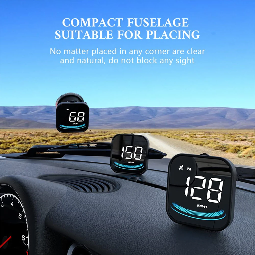 Car HUD Speedometer Odometer Drive Time Head up Display Automotive