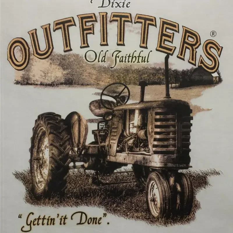 Dixie Outfitters Old Faithful Tractor Farming Shirt 6840 Front Print Only