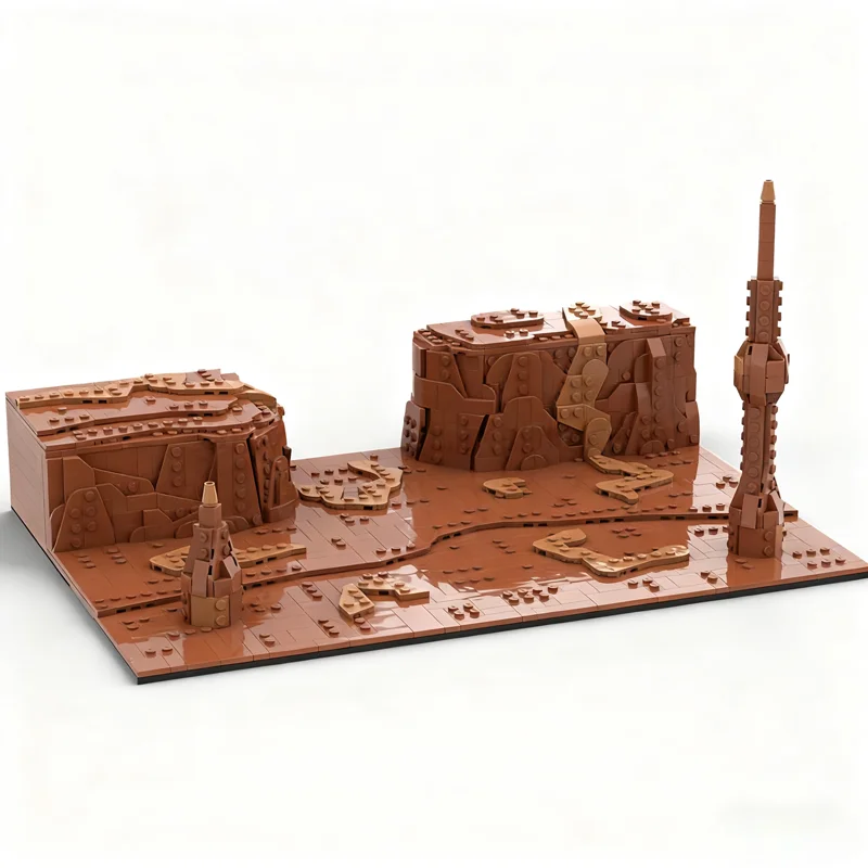 1187pcs MOC Geonosis Diorama Star Battle Model Building Blocks Construction Idea Toys Creative Education Festival Gifts Brick view 4
