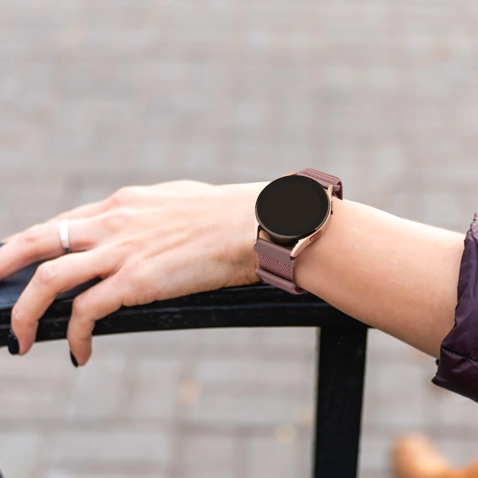 حزام نايلون 18 ملم لساعة Garmin Vivoactive 4S/3S/2S Venu2S/3S لساعة Huawei النسائية Gen 4/6 5E 42 ملم GT 4/GT4 41 ملم
