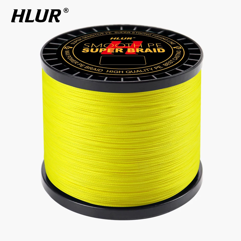 HLUR 16-fach geflochtene Multifilament-Angelschnur 300M 500M 1000M 16-fach geflochtener Draht 30LB-110LB PE-Schnur Karpfenangelzubehör