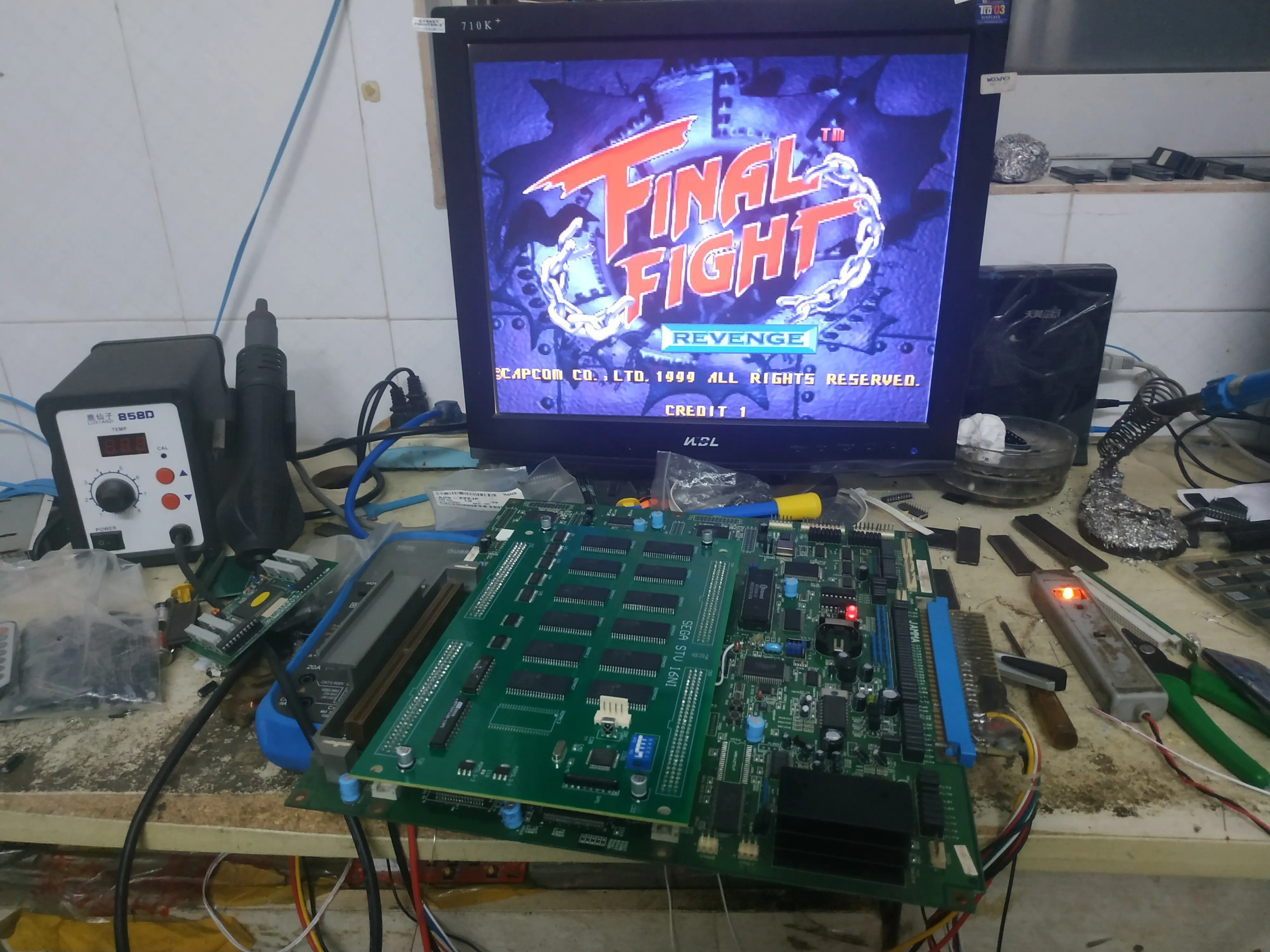 STV 16 N 1 Arcade Board Power SEGA Instinct 3-Groove On Fight Die Hard Arcade Dynamite Deka