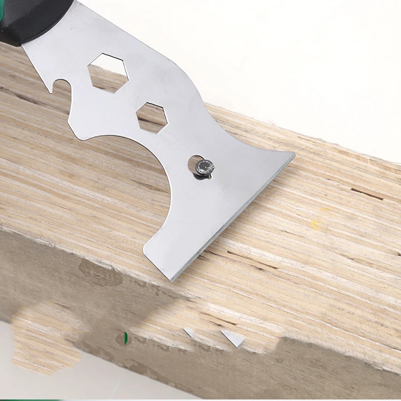 14-in-1 multifunctioneel plamuurmes roestvrijstalen verfschraper voor het reinigen van behang blikopener doe-het-zelf bouwgereedschap