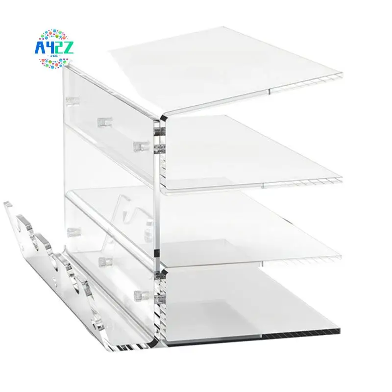 A42Z-Multifunctional Desktop Acrylic Tablet Holder For Computer Keyboard And Mouse Storage Stand