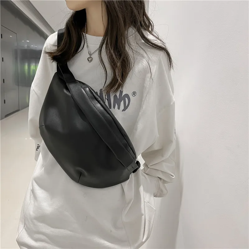 High Quality Chest Bag Fashion New Solid Color Men Chest Shoulder Bag Outdoor Sport Casual Fashion Casual Commute Crossbody Bags