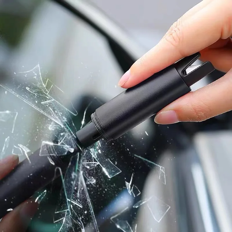 Martello di sicurezza per auto con taglio rapido della cintura di sicurezza Strumento di emergenza per rompere il vetro della catapulta veloce