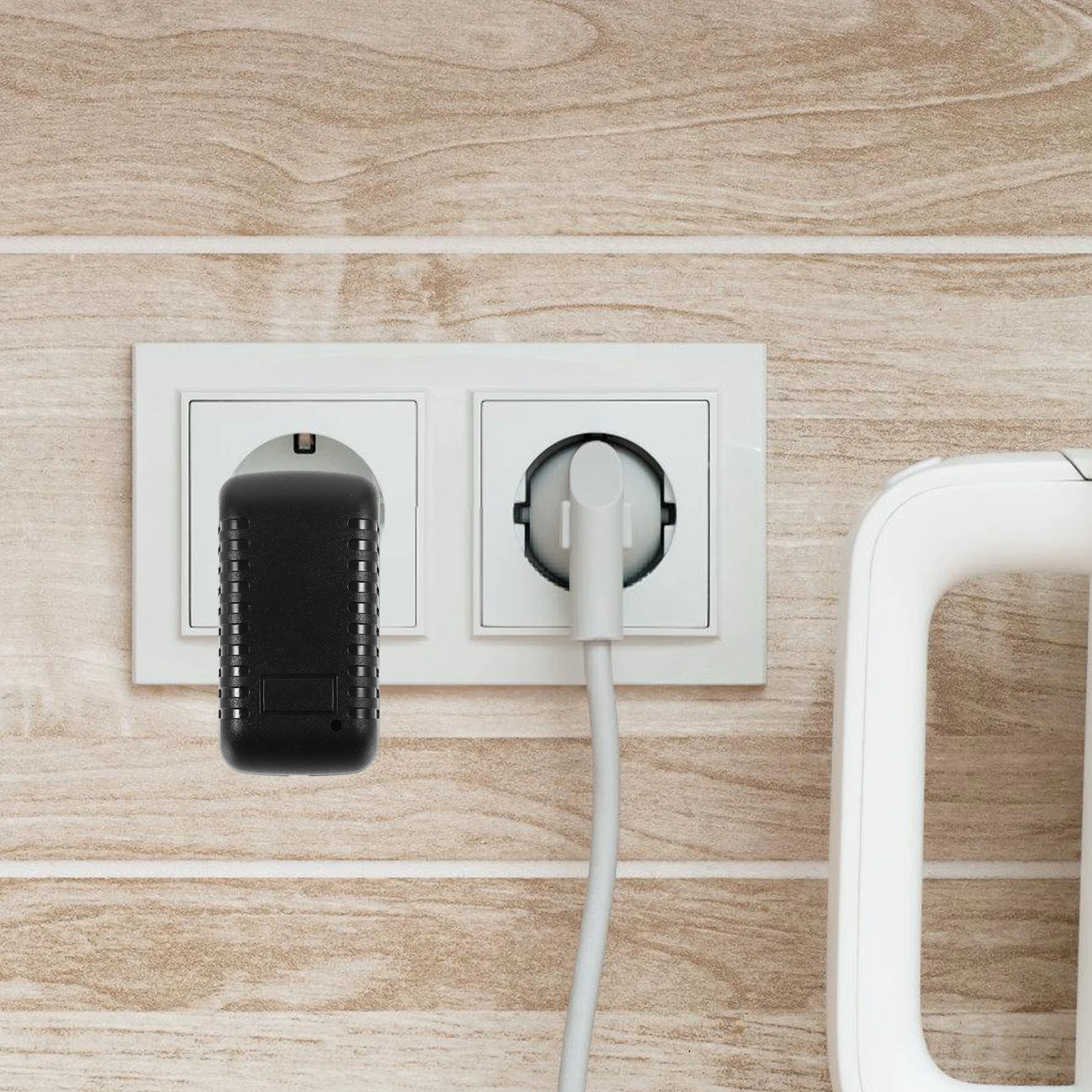 

Power Adapter Hidden Items Storage Compartments in Pill Box Container Hide Money Plastic for Valuables Cash Safe Holder