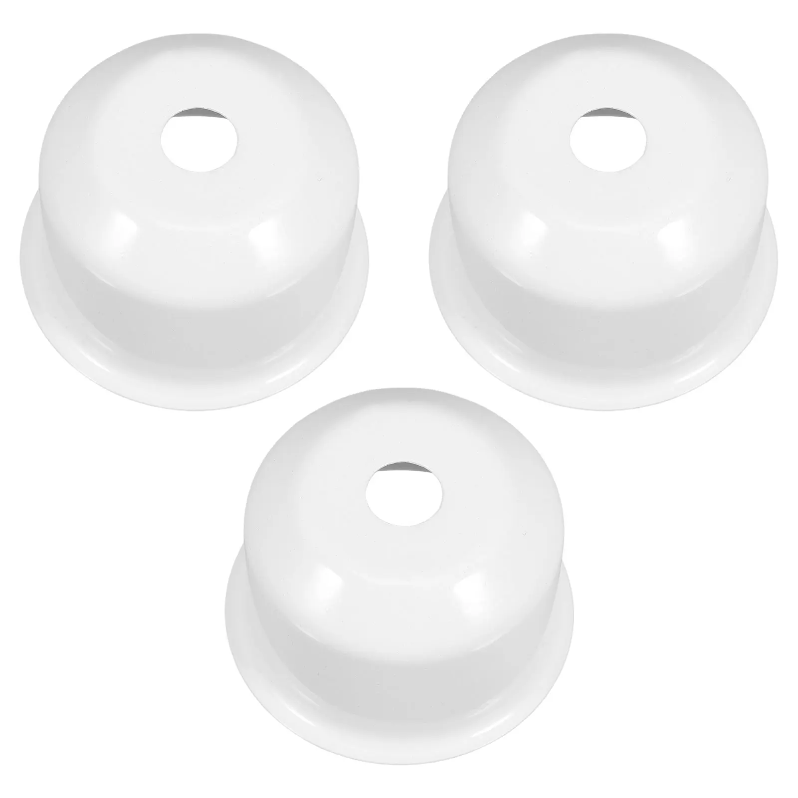 

3pcs Modern Metal Finials Holder Cup Simple Lamp Bases Cups Diy Lamp Finial Elegant Iron Art Design Versatile Lighting For