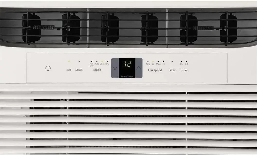 FFRA062WAE Window-Mounted Room Air Conditioner, 6,000 BTU with Multi-Speed Fan, Sleep Mode, Programmable Timer, in Wh