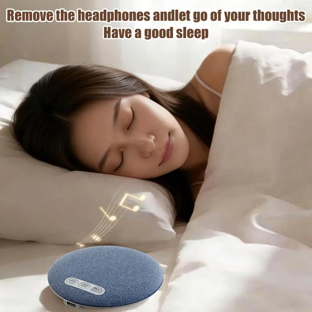 Sleep Aid Pillow Speaker Pillow Side Sound System Sleep White Noise Bone Conduction Bedside Pillow Intelligent Player Deep Sleep