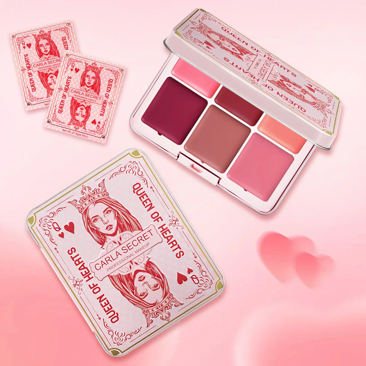 كونسيلر ولوحة أحمر الخدود مكونة من 12 لونًا غير لامع ولوحة مكياج روج كونتور مميزة #5