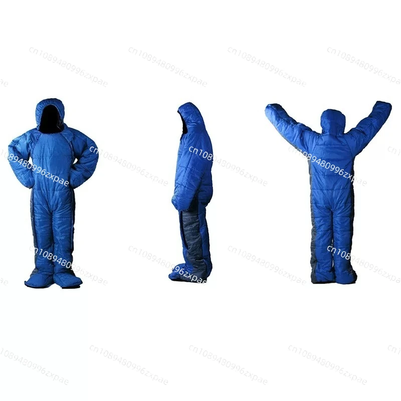 Humanoid sleeping bag Walking sleeping bag Camping escort Warm outdoor mummy sleeping bag