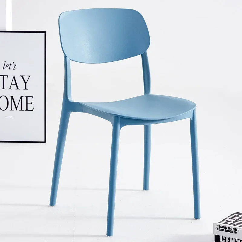 

Modern Plastic Dining Chairs Kitchen Bedroom Computer Accent Relax Bedroom Chair Gamer Elegant Muebles Comedor Home Furniture