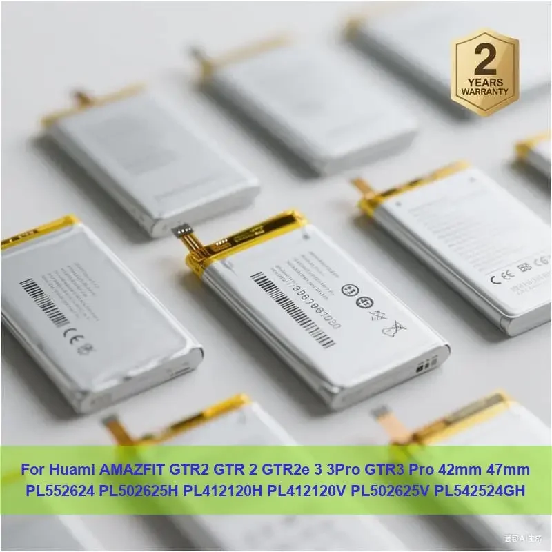 

Аккумулятор для Huami AMAZFIT GTR2 GTR 2 GTR2e 3 3Pro GTR3 Pro 42 мм 47 мм PL552624 PL502625H PL412120H PL412120V PL502625V PL542524GH
