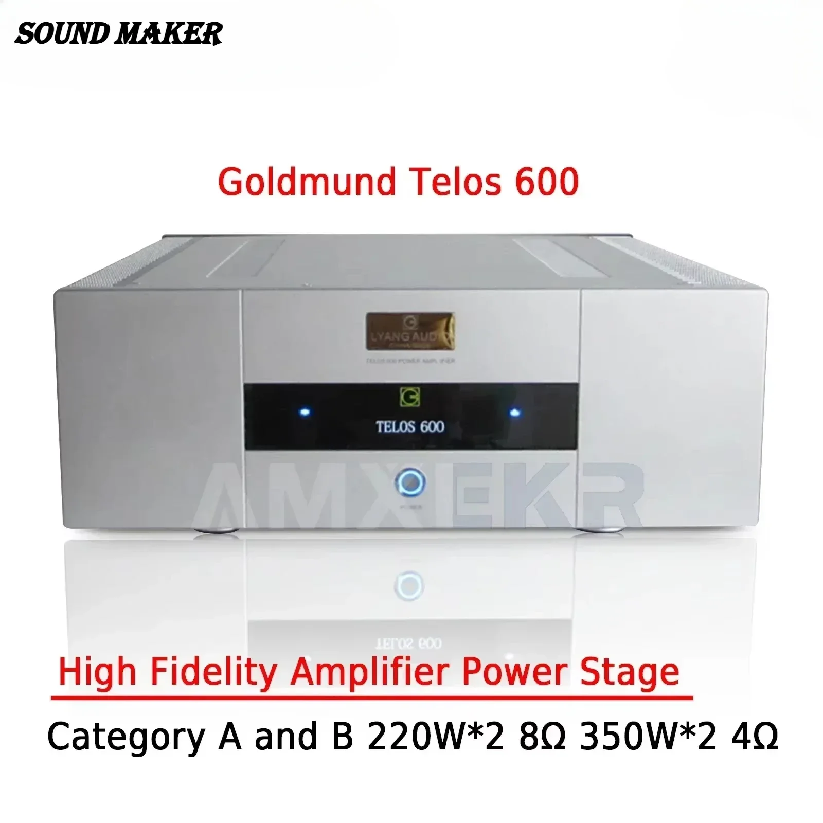 

Sound Maker-Goldmund Telos 600 Pure Power Amplifier Fever Hifi 350W*2 Class A and B High-fidelity Power Amplifier