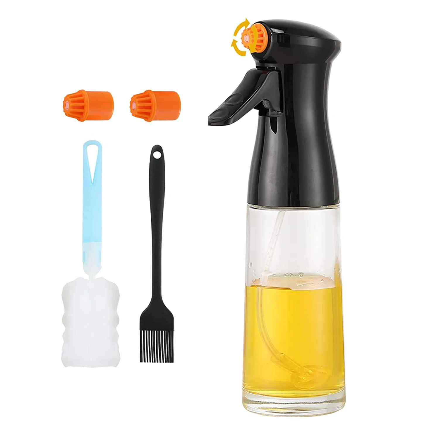 

Oil Sprayer for Cooking, Olive Oil Sprayer, Oil Spray Bottle, Oil Sprayer Used for Salad Making/, Black