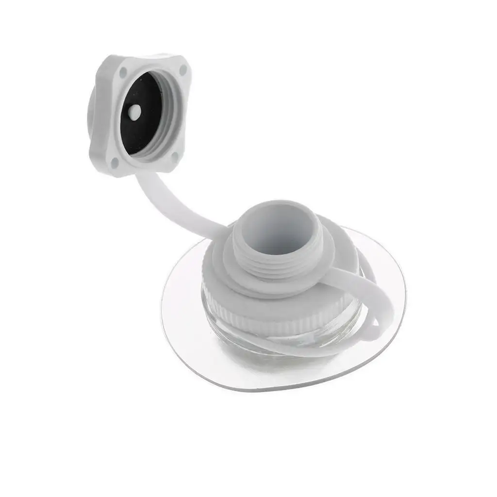 インフレータブルボートバルブプラスチックエアプラグ交換用カヤックラフトエアベッドウォータースポーツアクセサリー