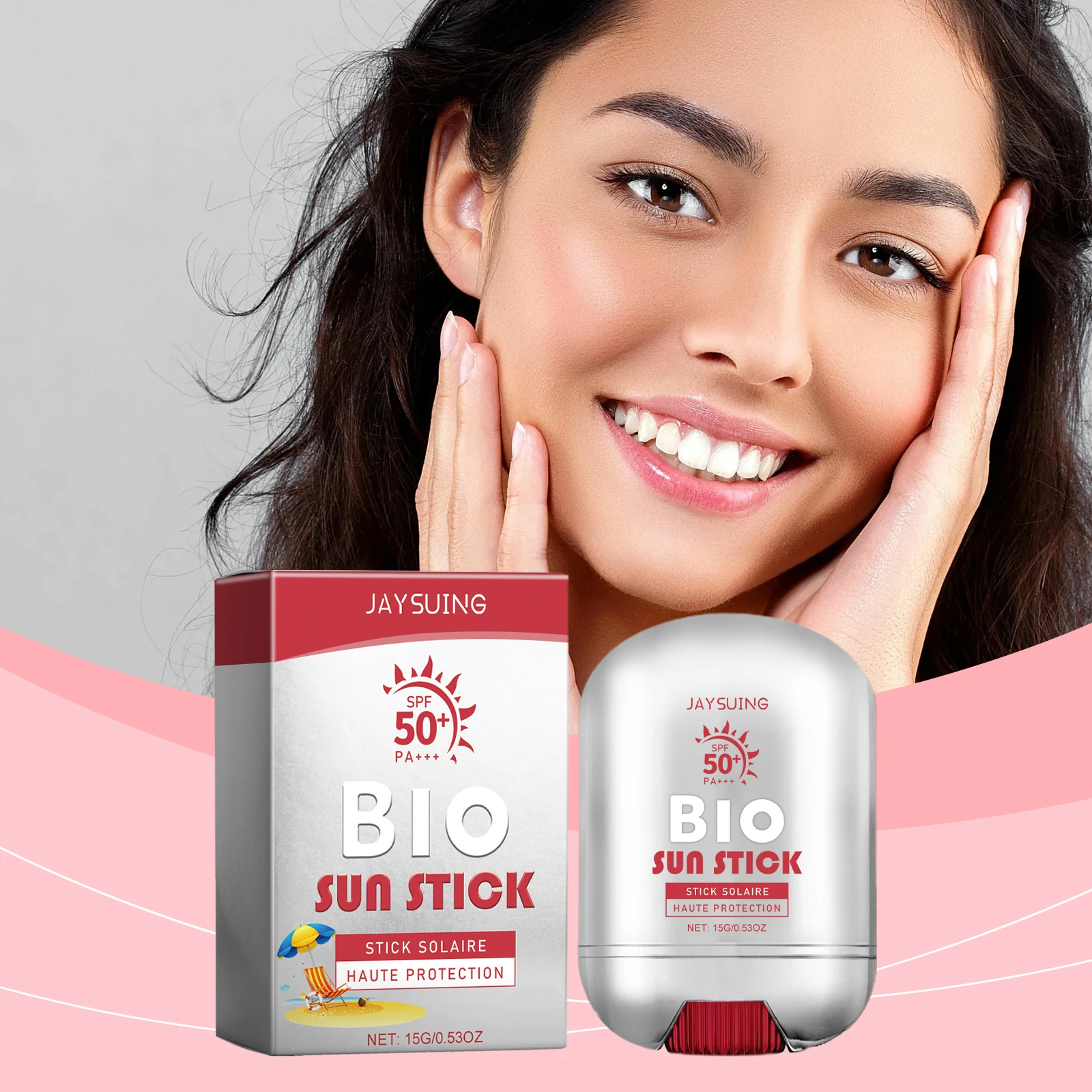 UV Sunscreen Stick Spf 50+ Prevent Sunburn Reduce Melanin Production Antioxidant Brighten Skin Moisturizing Isolation Sunscreen