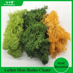 Grappe de Lichen Moss pour buissons, modèle d'arbres, feuillage, modèle à l'échelle, matériau de construction, mini modèle d'arbre, bricolage, mise en page, diorama, 30g par sac