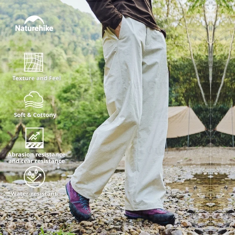 Naturehike Hiking Pant Ultralight Casual Loose Leg Paratrooper Work Pants Unisex Softshell Pants Casual Pant Waterproof Trousers