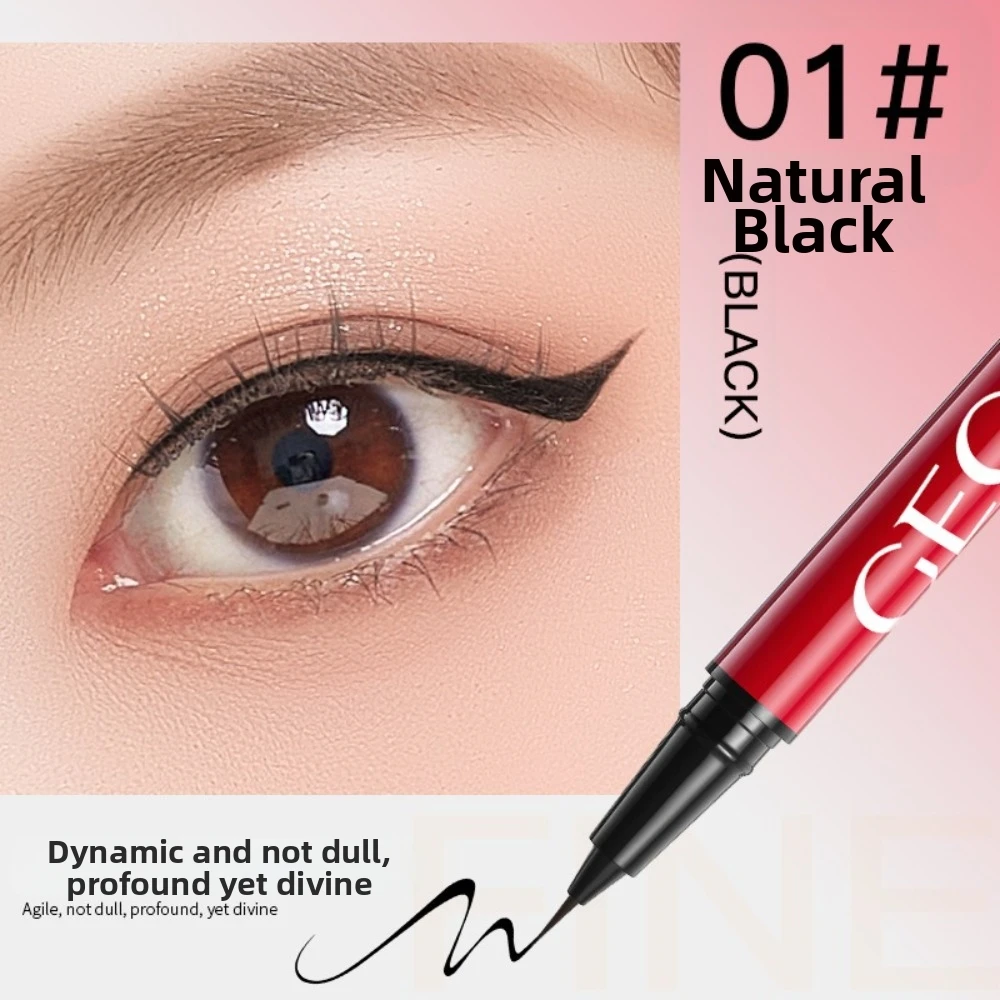 Durable Super Slim Liquid Eyeliner Quick Dry Waterproof Eyeliner Pen Long Lasting No Smudging Eyeliner Pencil Lower Eyelash