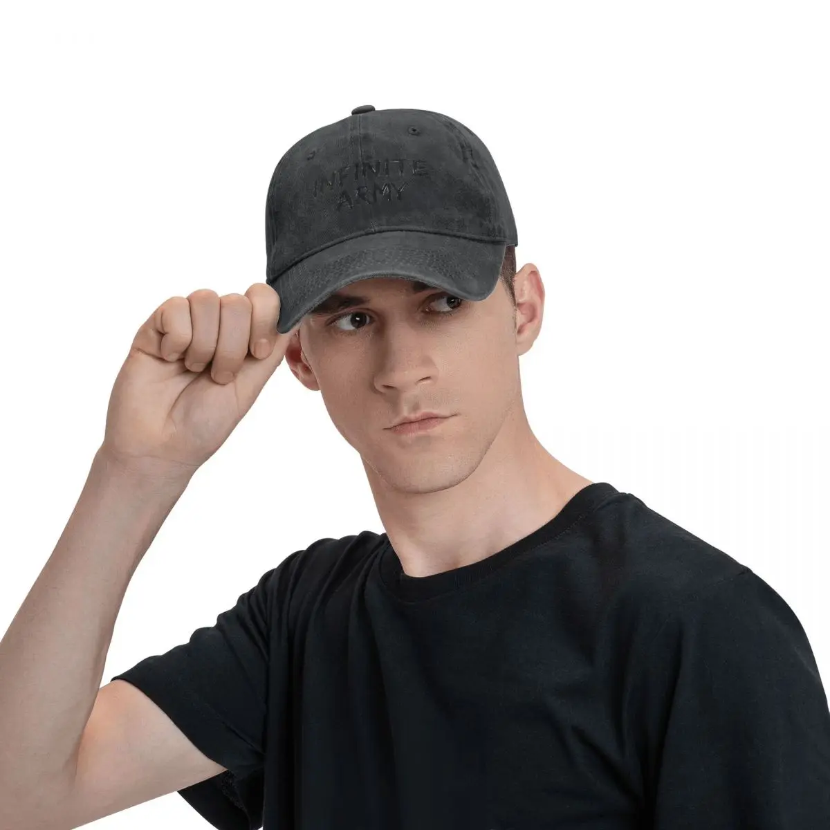 Caylus Merch Infinite Army Baseball Caps Fashion Washed Denim Hats OutdoorHip Hop Baseball Cowboy Hat for Unisex