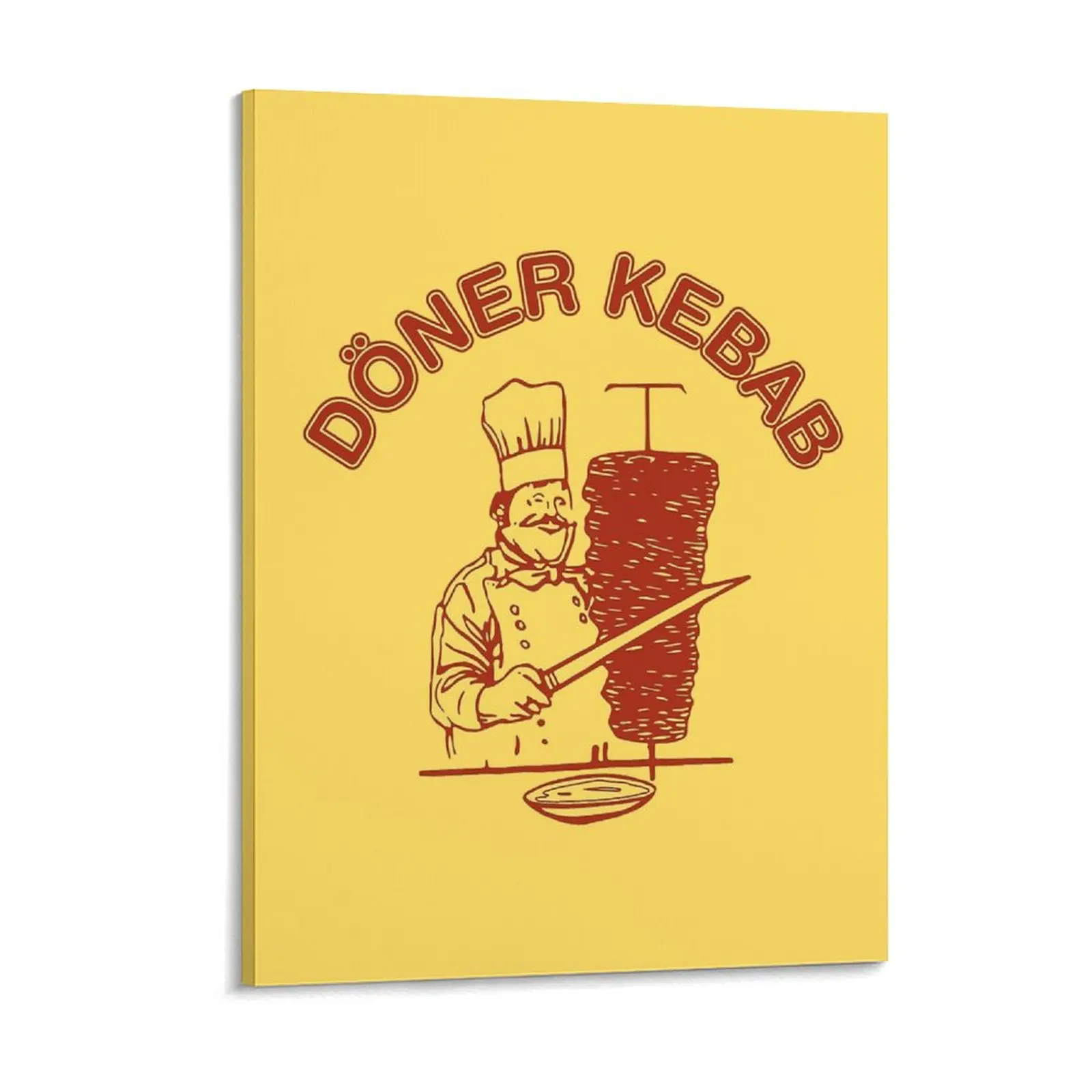 Doner Kebab Classic Style Women Fashionable Trending Graphic For Trending Canvas Painting Cave Framed Wall Paintings