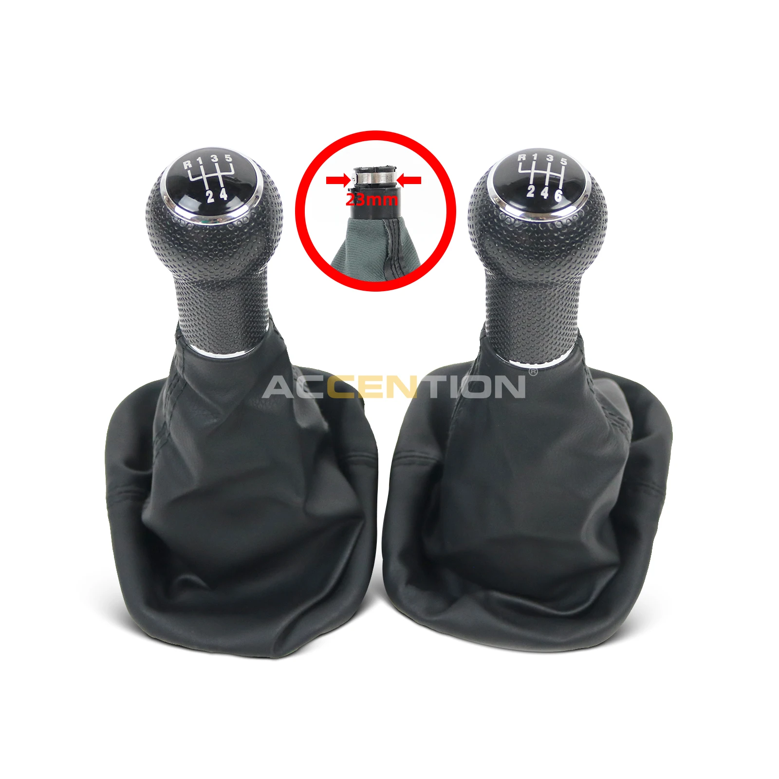 23MM For VW Golf 4 IV MK4 GTI R32 Bora Jetta 1999-2004 5 / 6 Speed Car Gear Shift Knob With Boot