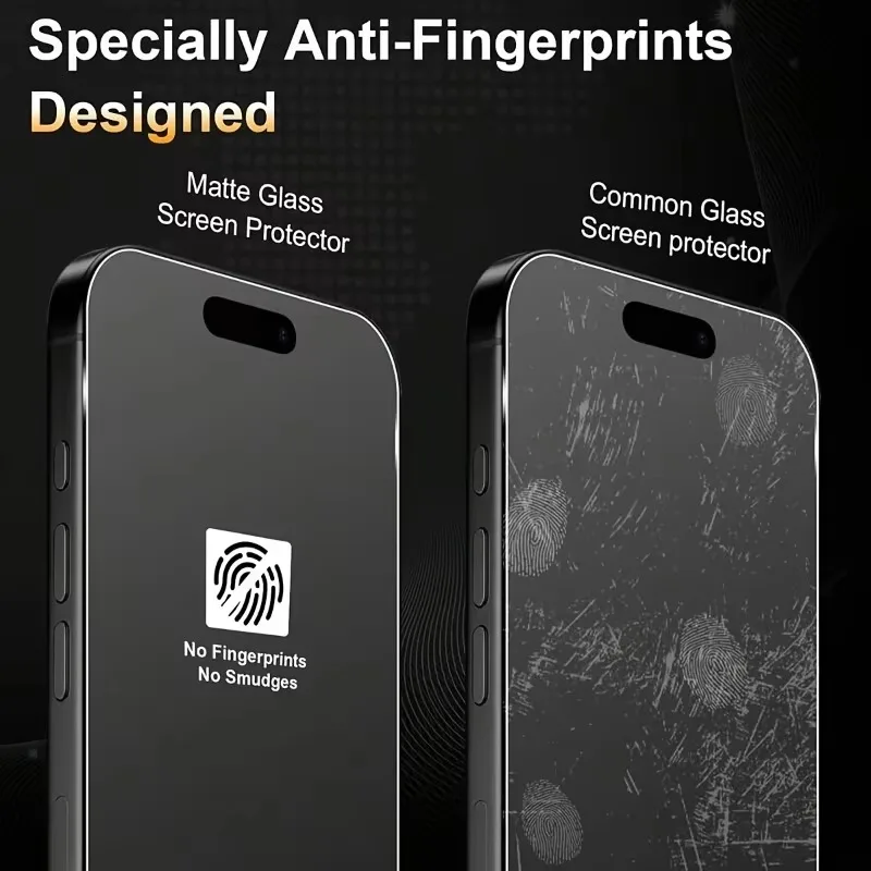 1/5Pcs Matte Screen Protector For iPhone 18 Pro Max 17 14 15 16 Plus 11 12 13 XR 16e 17 Air Frosted Tempered Glass Film 18Promax
