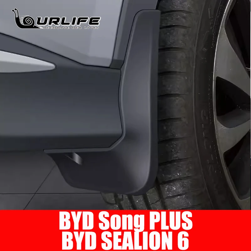 For BYD Seal U Sealion 6 Song Plus DMI 2024 Accessories Car Mudguard Mudguards Accessories Mud Flaps Splash Guards Cover Fender