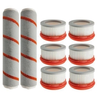 8PCS For Xiaomi Dreame V9 V9P V10 Household Wireless Handheld Vacuum Cleaner Accessories Hepa Filter Roller Brush Parts