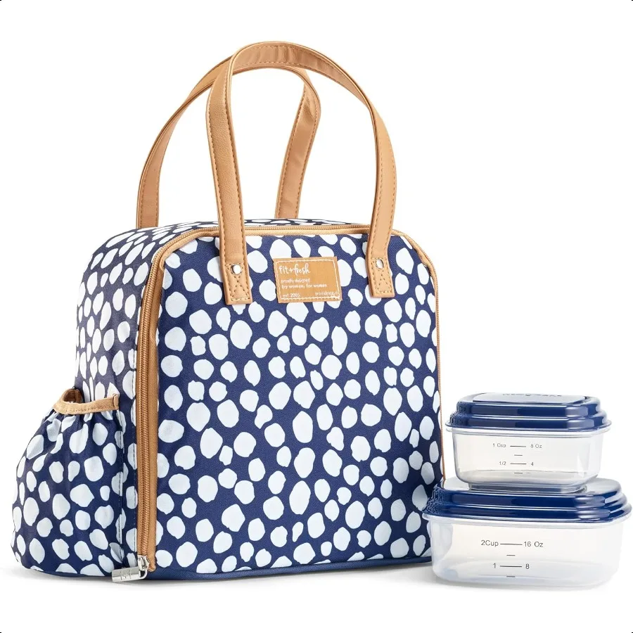 

Сумка для обеда для женщин Изолированная женская сумка для обеда для работы Герметичная нержавеющая большая коробка для завтрака для женщин с контейнерами Zipp