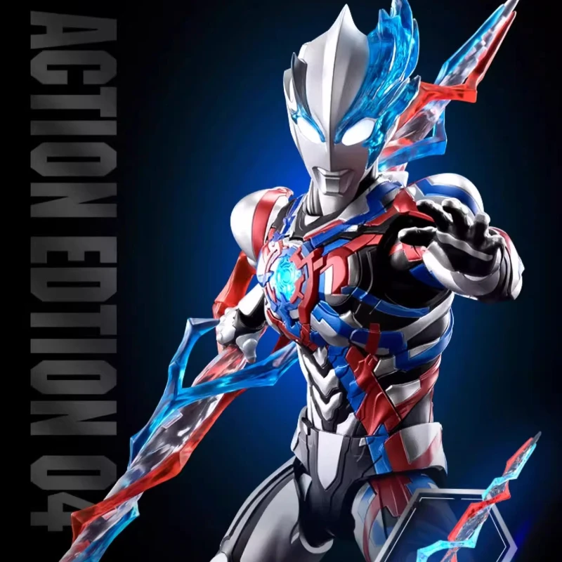 BLOKEES Ultraman autoridad espejo transparente Noa edición legendaria montaje modelo bloque de construcción hombre regalos hechos a mano juguete