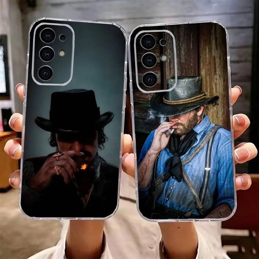 Game Red Dead R-Redemption  For Samsung Galaxy s21 s22 s23 s24 s25 Transparent Cover