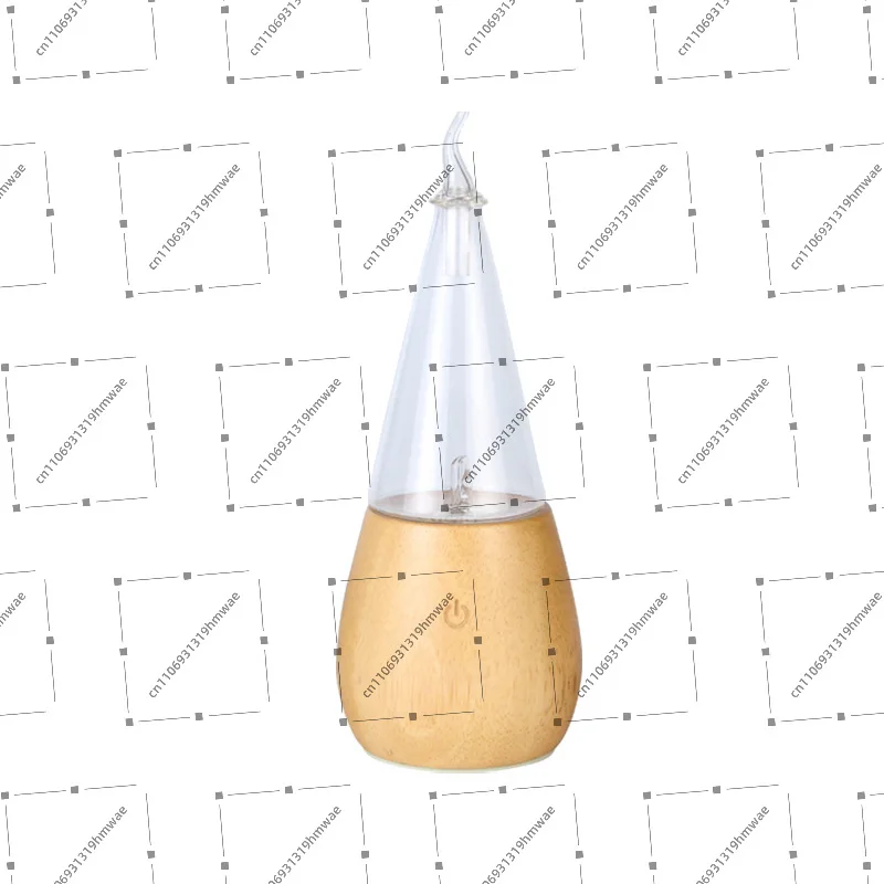 

Glass Solid Wood Essential Oil Diffuser Water Drop Design Ultrasonic Aromatherapy