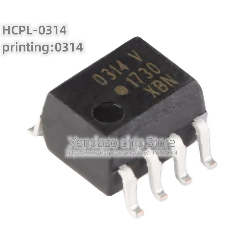 10pcs/lot HCPL-0314-500E HCPL-0314 printing 0314 SOP-8 package Original genuine Optocoupler chip