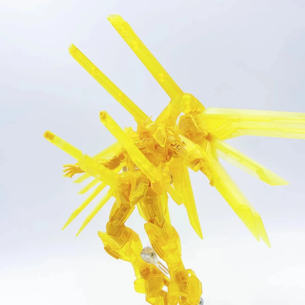 Novo em estoque hg1/144 liberdade de aumento limitado ouro cor esquema montagem modelo kit colecionável personalizado robô brinquedo modelo menino presente