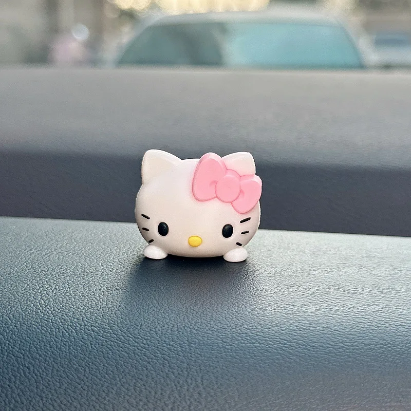 Car interior Kuromi My Melody Car rearview mirror Car decoration K2Y DIY products Car center console Cute doll stress relief acc