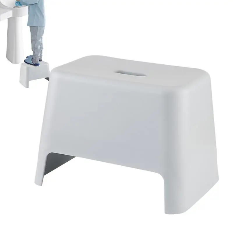 

Low Stools For Sitting Hand Washer Step Stool Compact Foot Stool For Home Apartment durable Home Step Stool Supplies Products