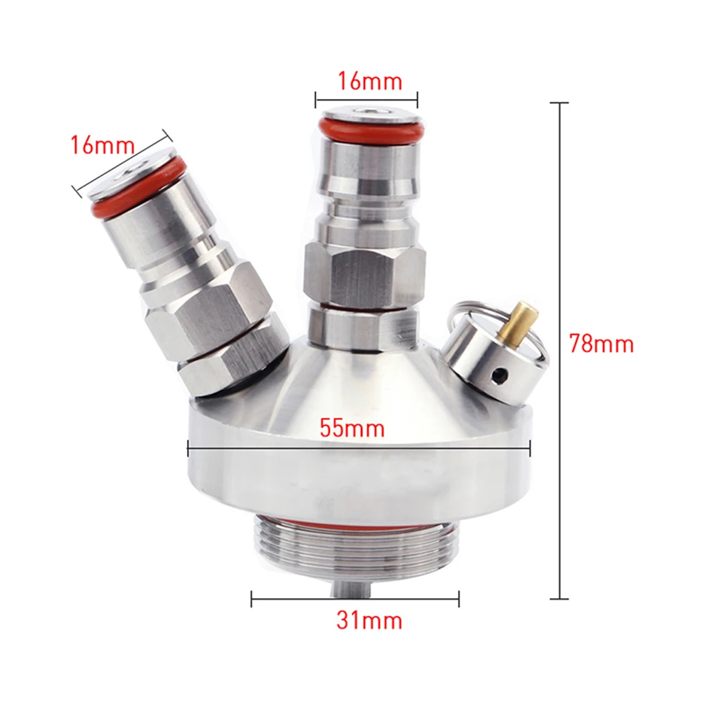 NEW Stainless Steel Mini Keg Spear Dispenser  Tool for 64oz, 128oz,  or 5L mini-keg growler