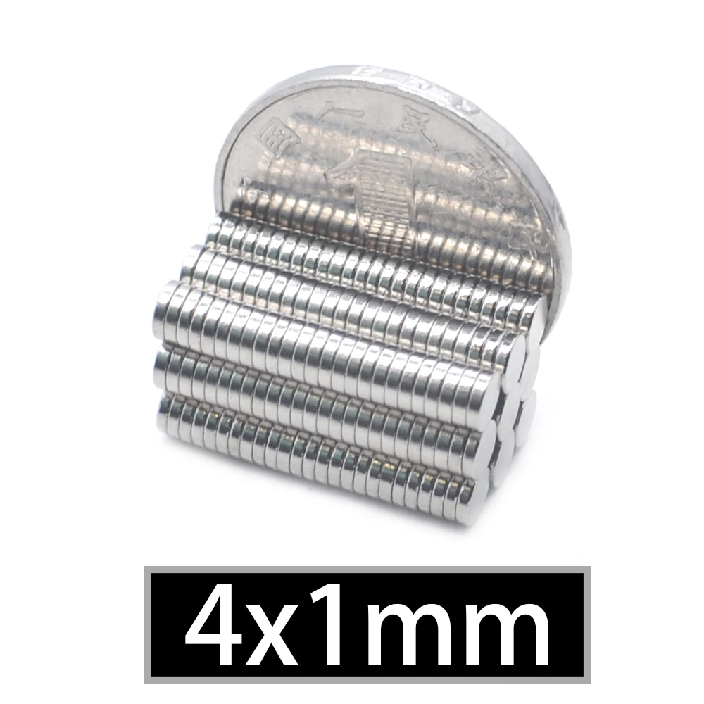 

10~50000pcs 4x1 mm Mini Small Circular Magnets 4mmx1mm N35 Neodymium Magnet strong Dia 4x1mm Permanent NdFeB Magnets disc 4*1 mm