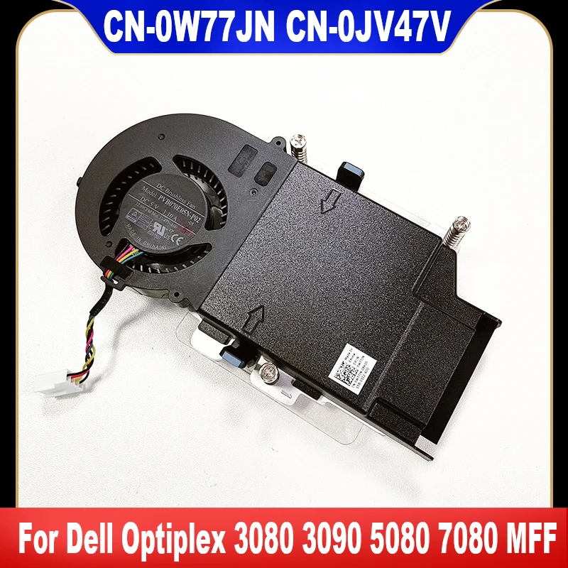 0W77JN 0JV47V New Original For Dell Optiplex 3080 3090 5080 7080 MFF Cooling Fan Cooler Fan Heatsink Radiator W77JN JV47V