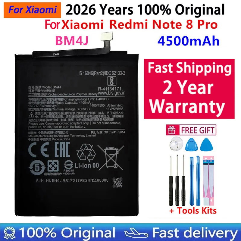 2026 Original Phone Battery For Xiaomi Redmi Note 4 4X 3 3S 3X 4X 4A 3 Pro 5 5A 6 6A Pro Mi4C Mi 5X Mi 5 Mi5 M5 Mi6 Batteries