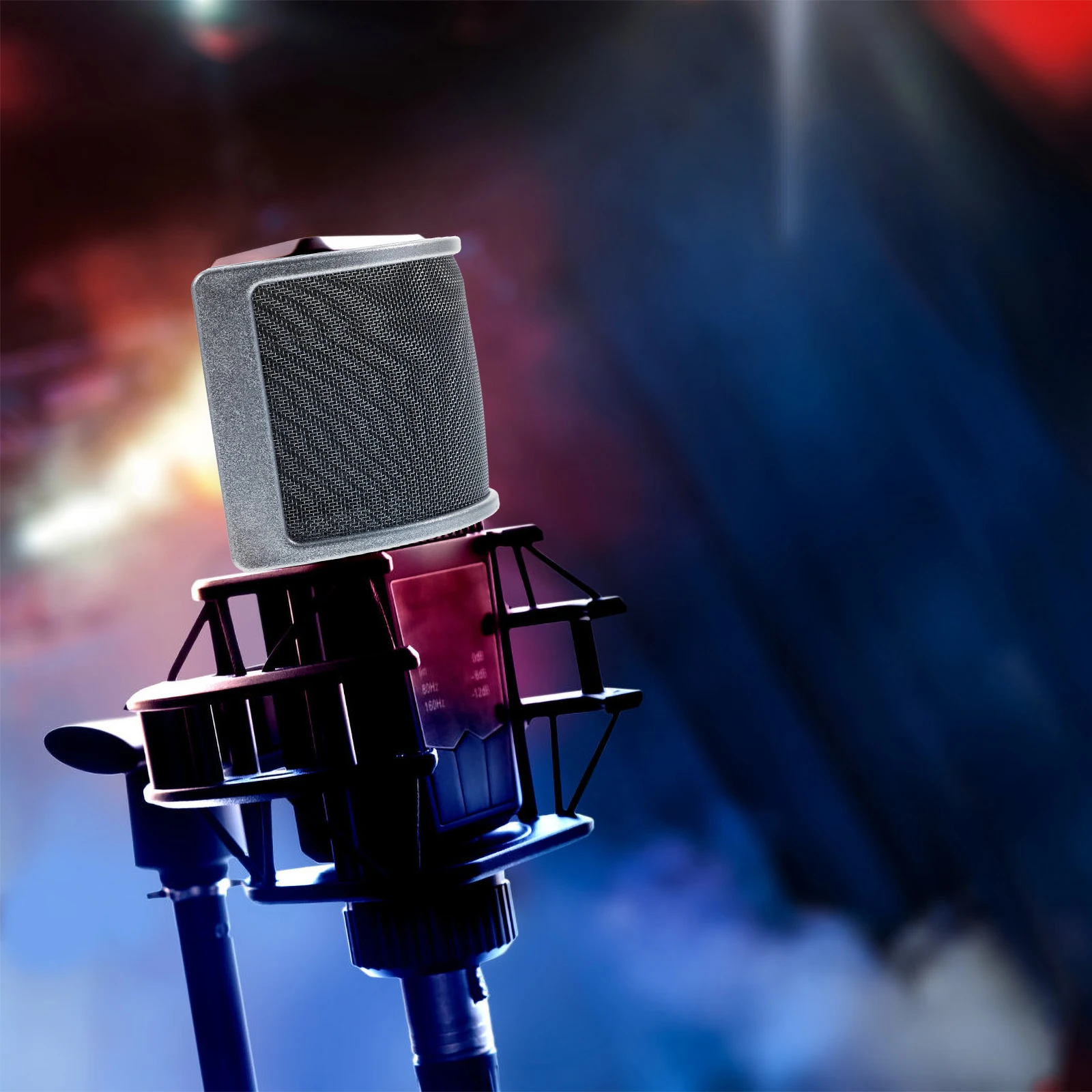 

Anti-blast Microphone Filter Vocal Isolation Shield Accessories Metal Screen Windscreen
