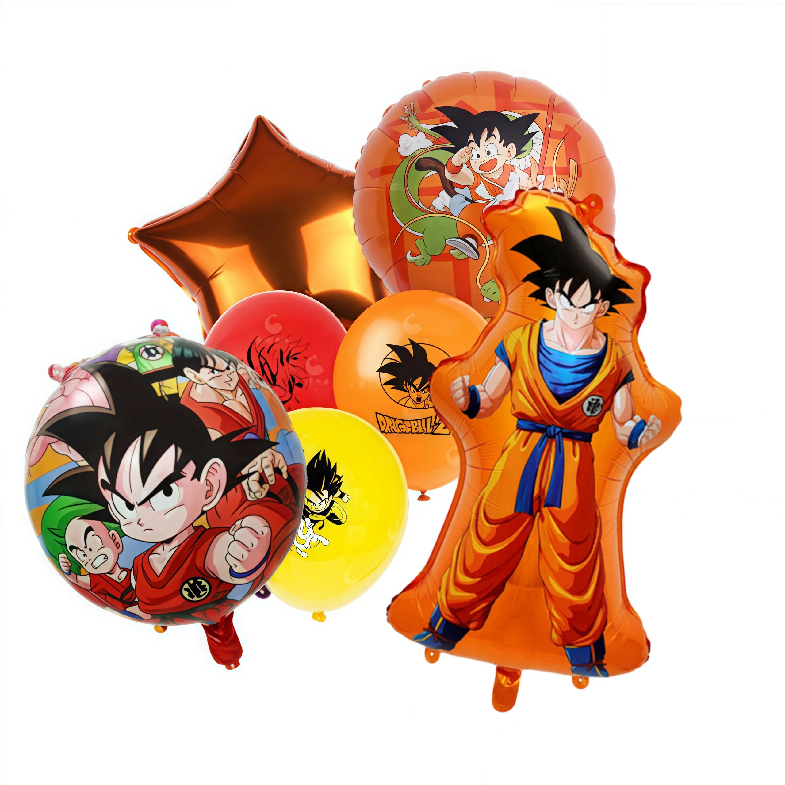 

Dragon Ball Birthday Foil Balloons Set Cartoon Party Decoration Supplies Baby Shower Favor Game Gift Number Balloon Boy Toy diy
